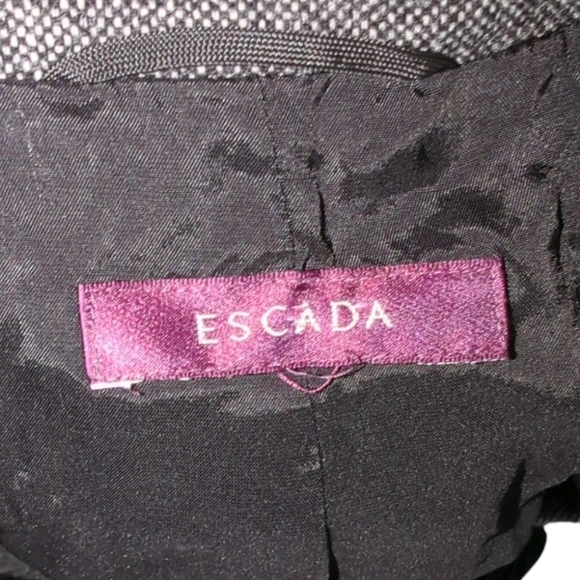 Escada Wool Button Down Blazer Jacket Size M - Picture 2 of 5